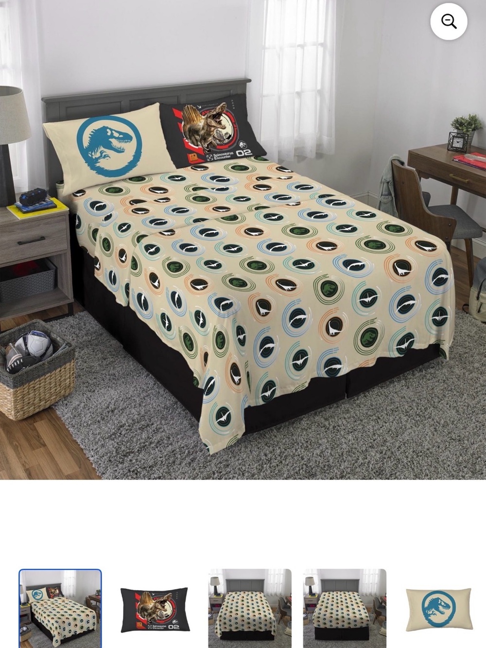 NEW Jurassic World Triple Team Full Sheet Set